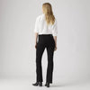 Levi's Womens 725 High Rise Bootcut Jeans Soft Black - 187590063