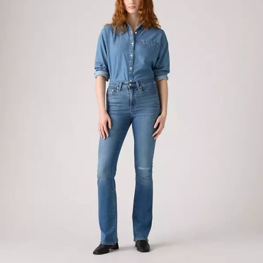 Levi's Womens 725 High-rise Bootcut Jeans Timeless Tint - 187590236