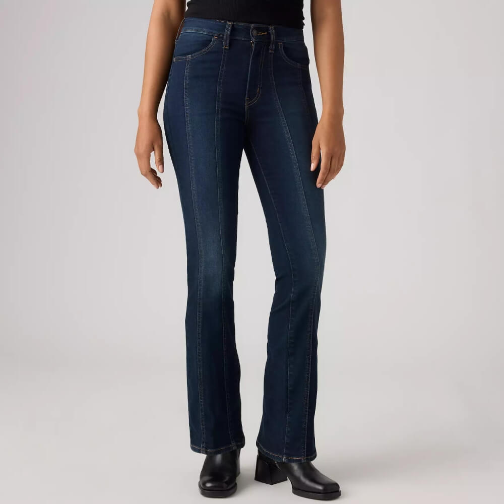 Levi's Womens 725 High-rise Bootcut Seamed Jeans Fell in Love - Dark Wash - 007X50001