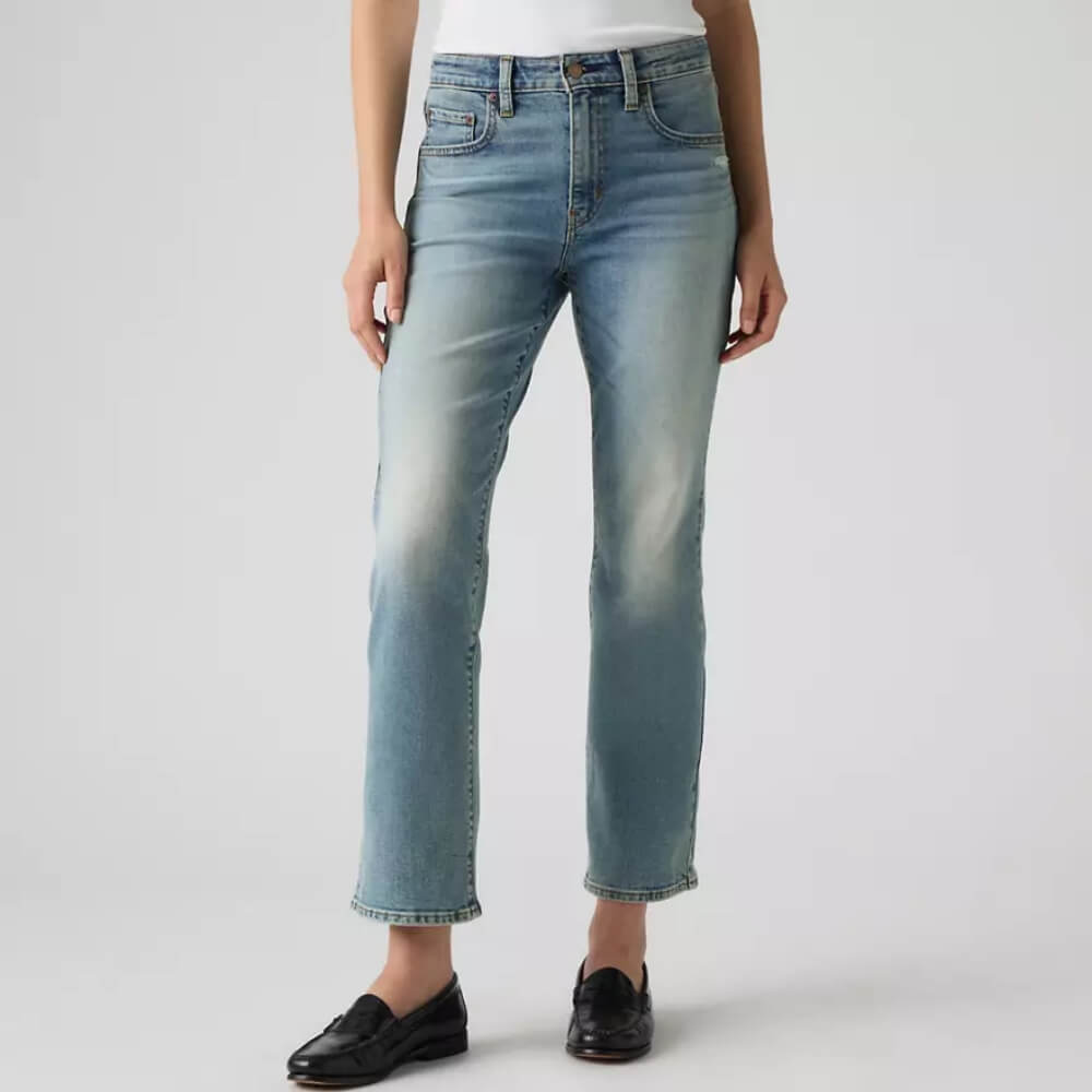 Levi's Womens 725 Kick Bootcut Jeans Trail Dust - Medium Wash - 001W10025