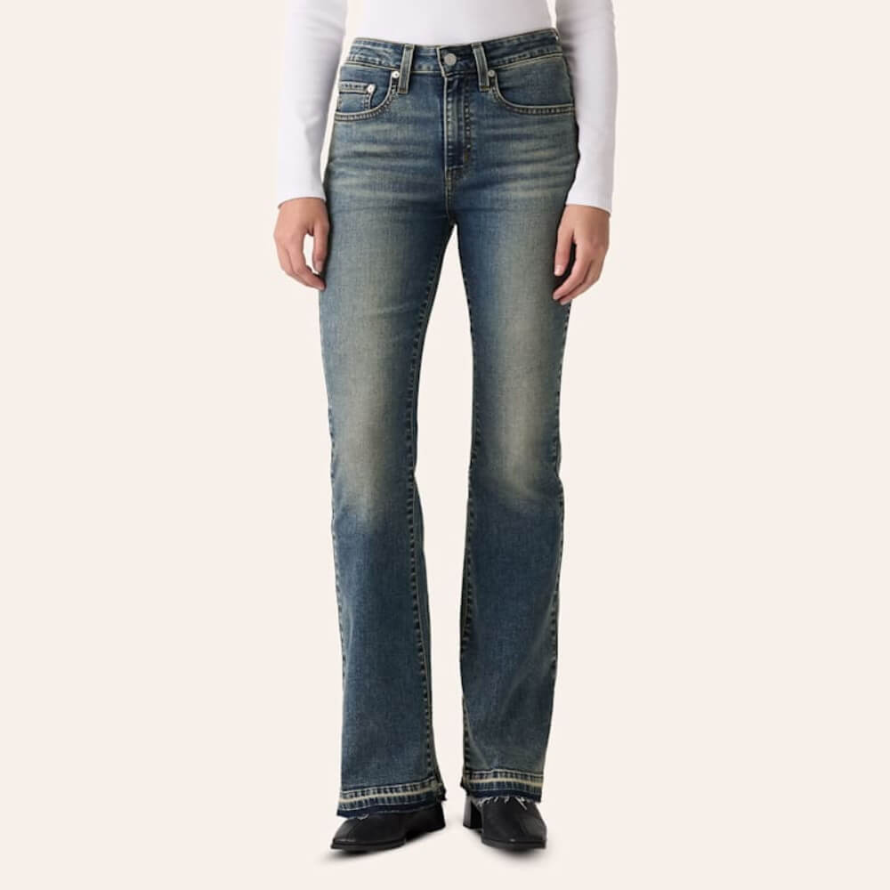 Levi's Womens 726 Flare Jeans Believe In Me Dark Wash - A34100215