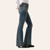 Levi's Womens 726 Flare Jeans Believe In Me Dark Wash - A34100215