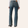 Levi's Womens 726 Flare Jeans Believe In Me Dark Wash - A34100215