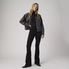 Levi's Womens 726 Flare Jeans Soft Black - A34100007