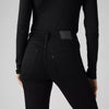 Levi's Womens 726 Flare Jeans Soft Black - A34100007