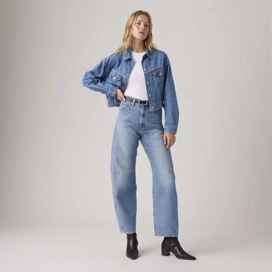 Levi's Womens Cinch Barrel Jeans | Let Love In Wash