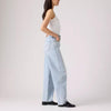 Levi's Womens Cinch Barrel Jeans Abraided Art - Light Wash - 003V50003