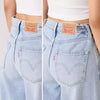 Levi's Womens Cinch Barrel Jeans Abraided Art - Light Wash - 003V50003