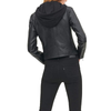 Levi's Womens Faux Leather Classic Asymmetrical Motorcycle Jacket - LW0RU122-BLACK