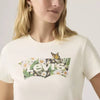 Levi's Womens Graphic Perfect T-Shirt Daisy Batwing Egret - Yellow - 173693385