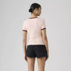 Levi's Womens Graphic Rickie Ringer T-Shirt Pink - A35190064