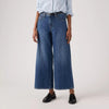 Levi's Womens Middy Wide-Leg Ankle Jeans Kiss Goodbye - Dark Wash - 005D90000