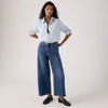 Levi's Womens Middy Wide-Leg Ankle Jeans Kiss Goodbye - Dark Wash - 005D90000