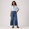 Levi's Womens Middy Wide-Leg Ankle Jeans Kiss Goodbye - Dark Wash - 005D90000