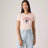 Levi's Womens Perfect T-Shirt Bucking Bronco - Pink - 173693356