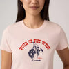 Levi's Womens Perfect T-Shirt Bucking Bronco - Pink - 173693356