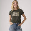 Levi's Womens Perfect T-Shirt Buckle Pirate - Green - 173693358