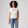 Levi's Womens Perfect T-Shirt Melting Rose Bw Egret - White - 173693560