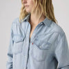 Levi's Womens Sawyer Western Shirt Can't Focus - Medium Wash - A76200016