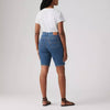 Levi's Womens Shaping Bermuda Shorts Dark Wash - 001VE0002