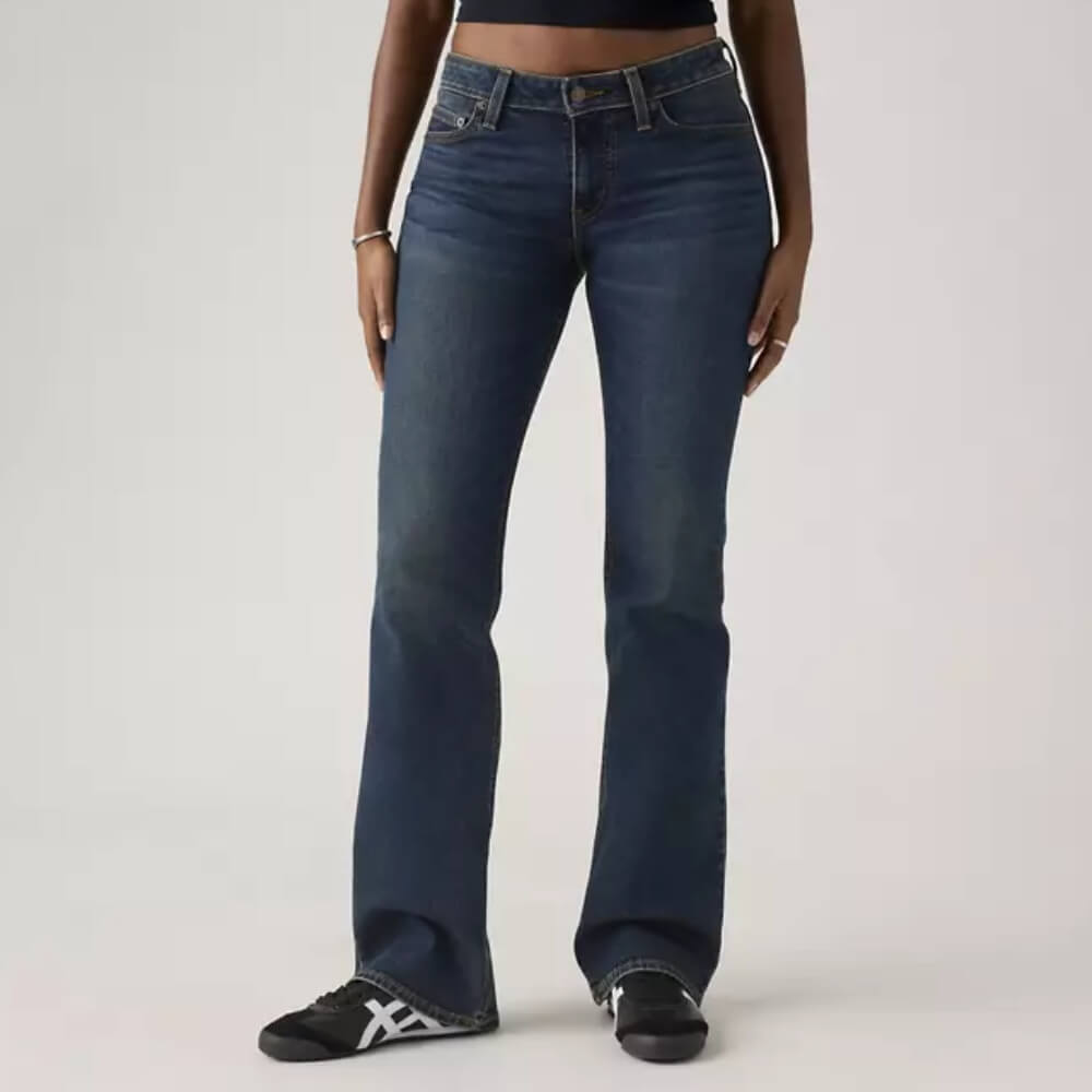 Levi's Womens Superlow Bootcut Jeans Sweep Down - Dark Wash - A46790042