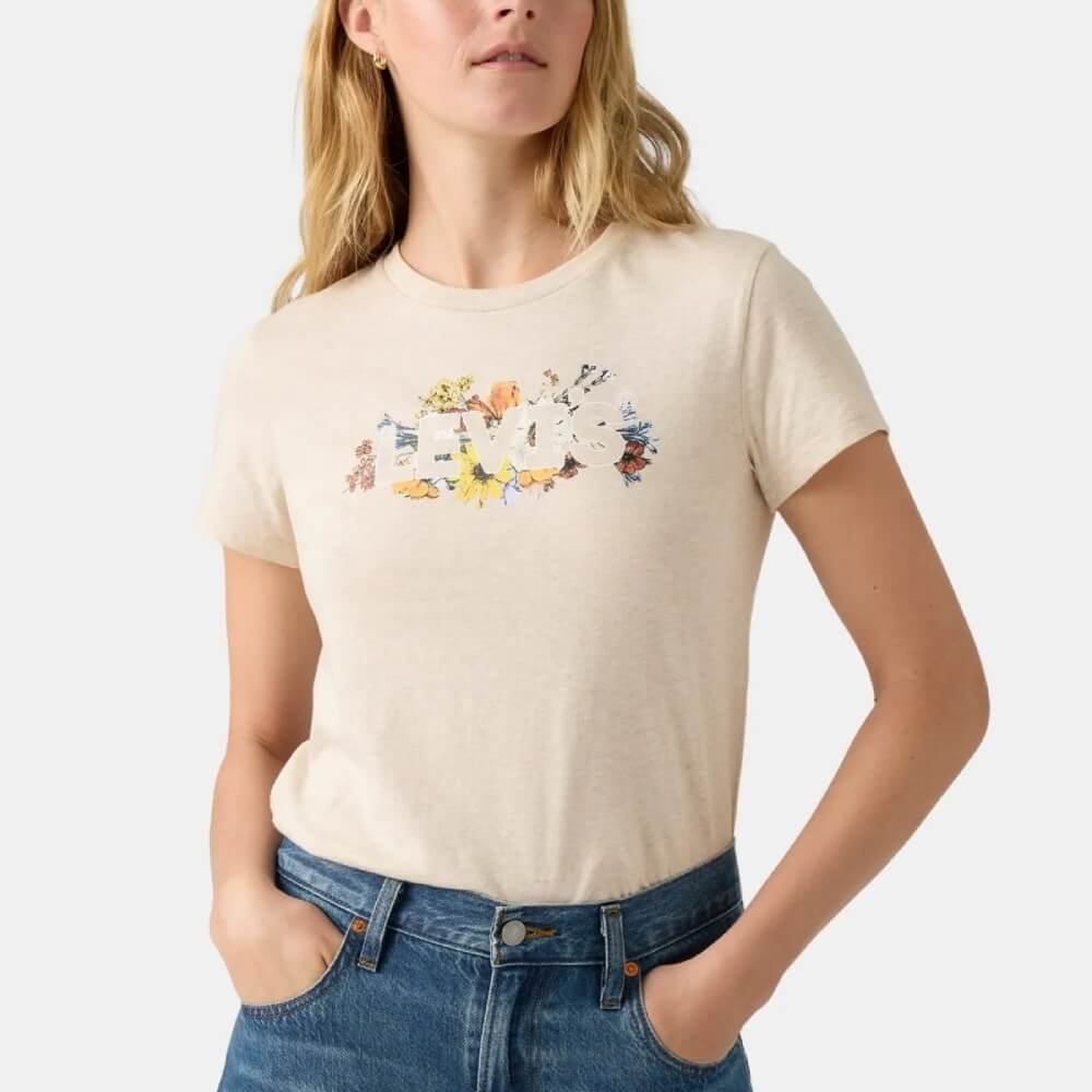 Levi's Womens The Perfect T-Shirt Beige - 173693201