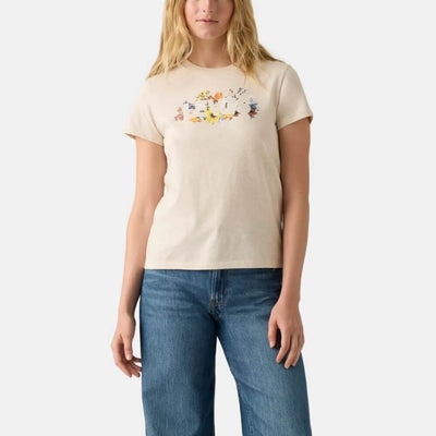 Levi's Womens The Perfect T-Shirt Beige - 173693201