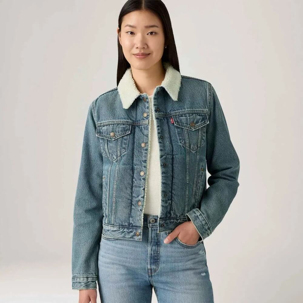 Levi's Womens Trucker Denim Jacket Medium Wash - 361360118