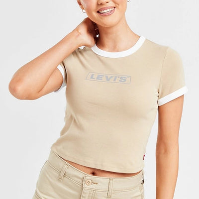 Levi's Womens Graphic Ringer T-Shirt 