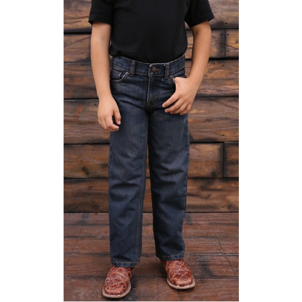 Levi’s Boys 505 Relaxed Straight Leg Performance Jeans (Sizes 4 - 7X)