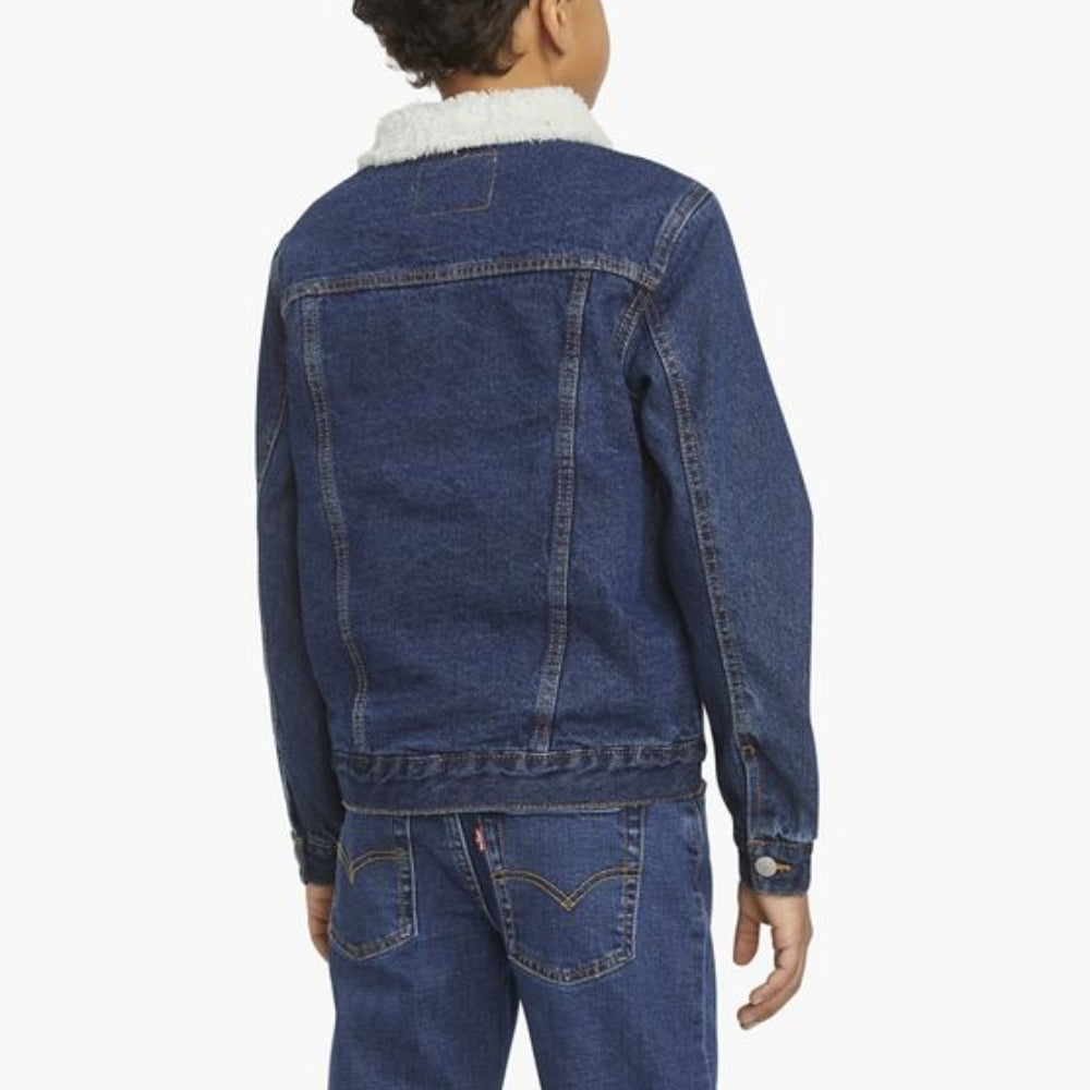 Levi's Boys Sherpa Denim Trucker Jacket