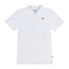 Levis Boys White Polo Shirt