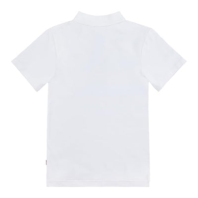 Levis Boys White Polo Shirt