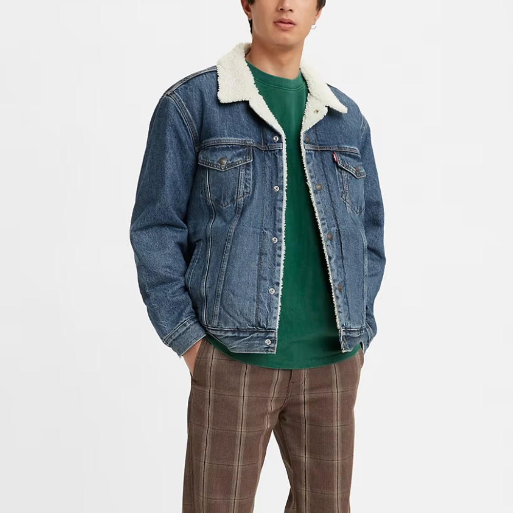 Levi's Mens Type III Sherpa Trucker Jacket