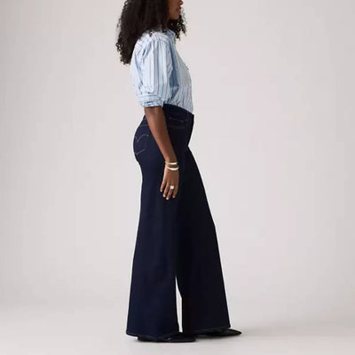 Levi's Womens 318 Shaping Wide Leg Jeans