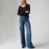 Levi's Womens 318 Shaping Wide Leg Jeans