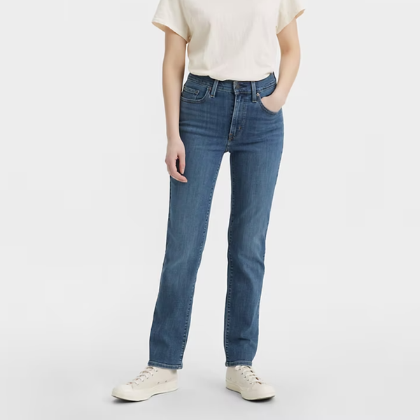 Levi s Womens 724 Slim Straight Jeans Way Way Back