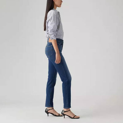 Levis Womens 724 High Rise Straight Jeans