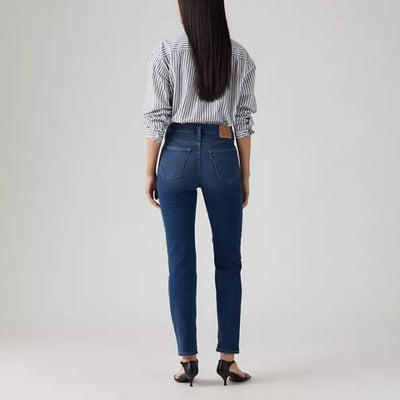 Levis Womens 724 High Rise Straight Jeans