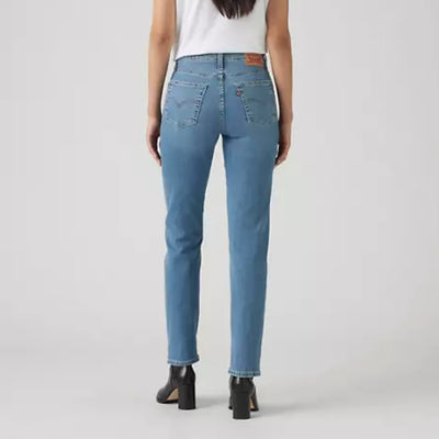 Levis Womens 724 High Rise Straight Jeans