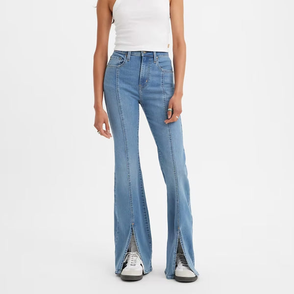 Levi s Womens 726 High Rise Flare Split Hem Jeans Shop Now