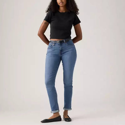 Levi's Womens Boyfriend Mid Rise Jeans