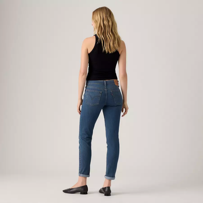 Levi's Womens Boyfriend Mid Rise Jeans Working Late