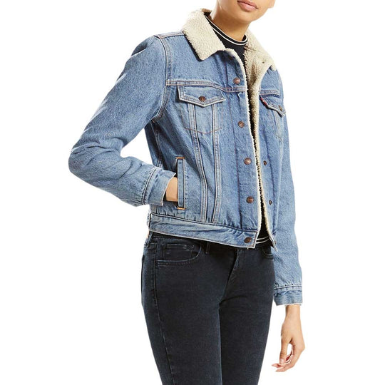 Ladies levi denim shirt best sale