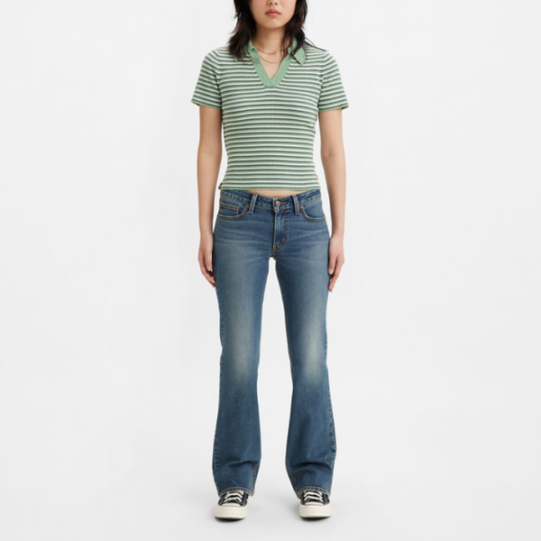 Levi s Womens Super Low Boot Cut Jeans In Show On The Road