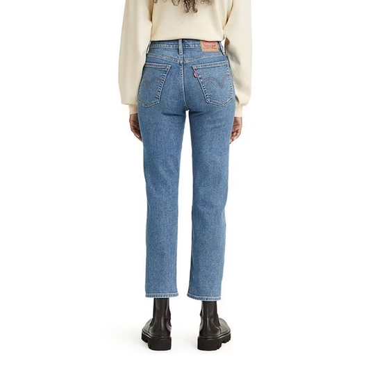 Levi's wedgie high waist straight jeans best sale