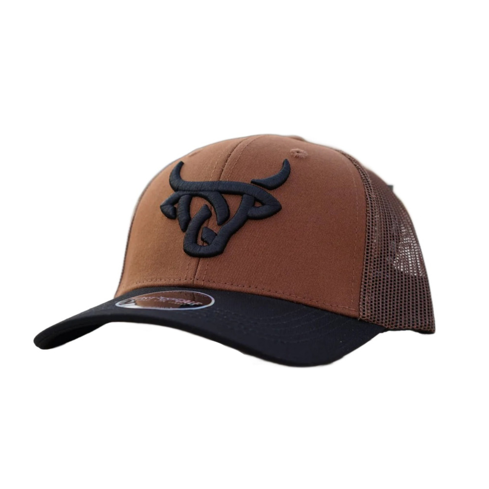 Lost Calf Mens Brown Swiss Cap