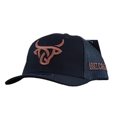 Lost Calf Mens Curve Cap Black - LAZO-LCAF