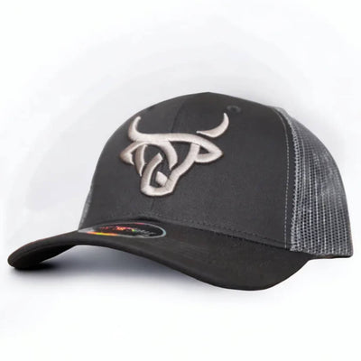 Lost Calf Mens Gunmetal Cap