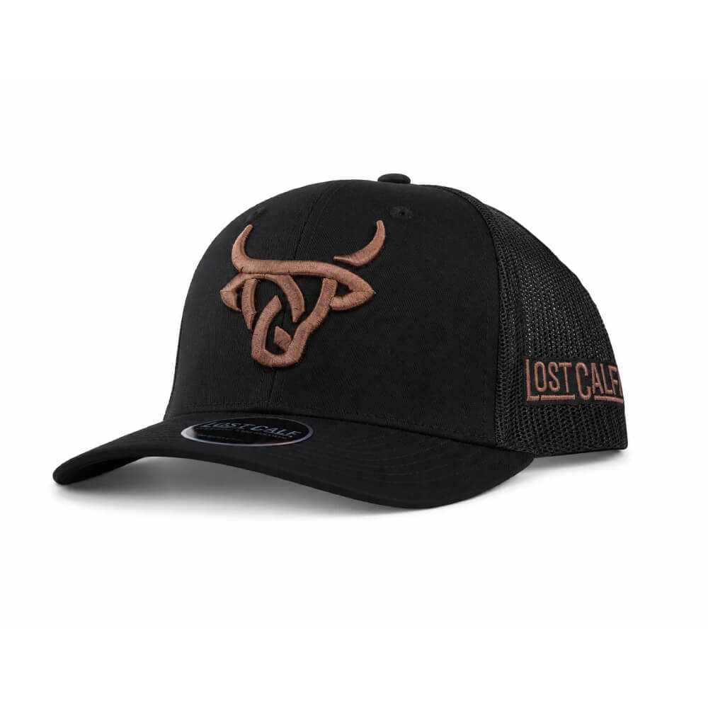 Lost Calf Mens Lazo Curve Cap Black - LAZO-LCC